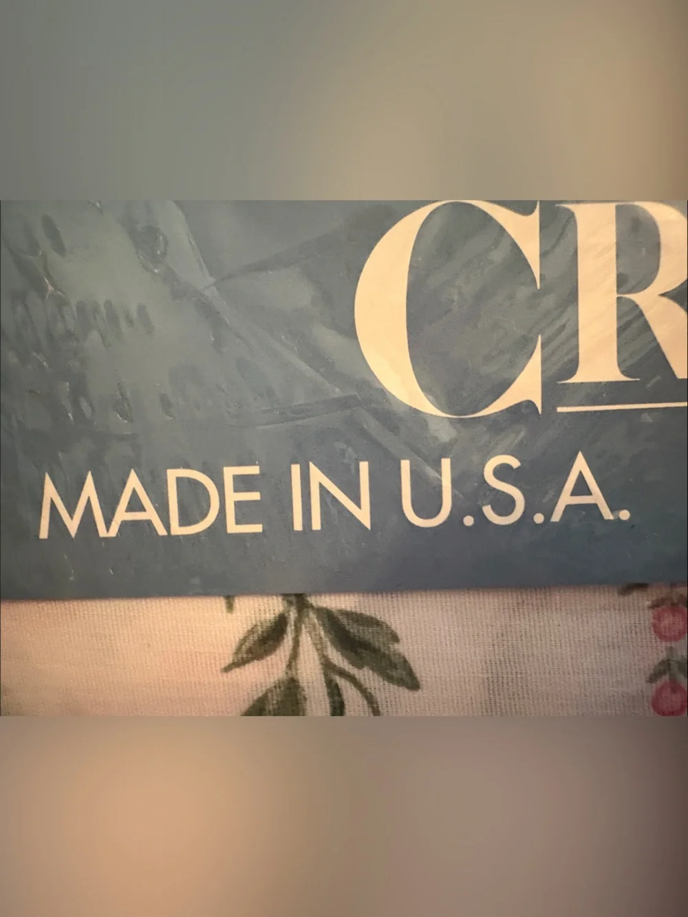NOS Criterion by Dan River Floral Sheet Set - Pink & Green